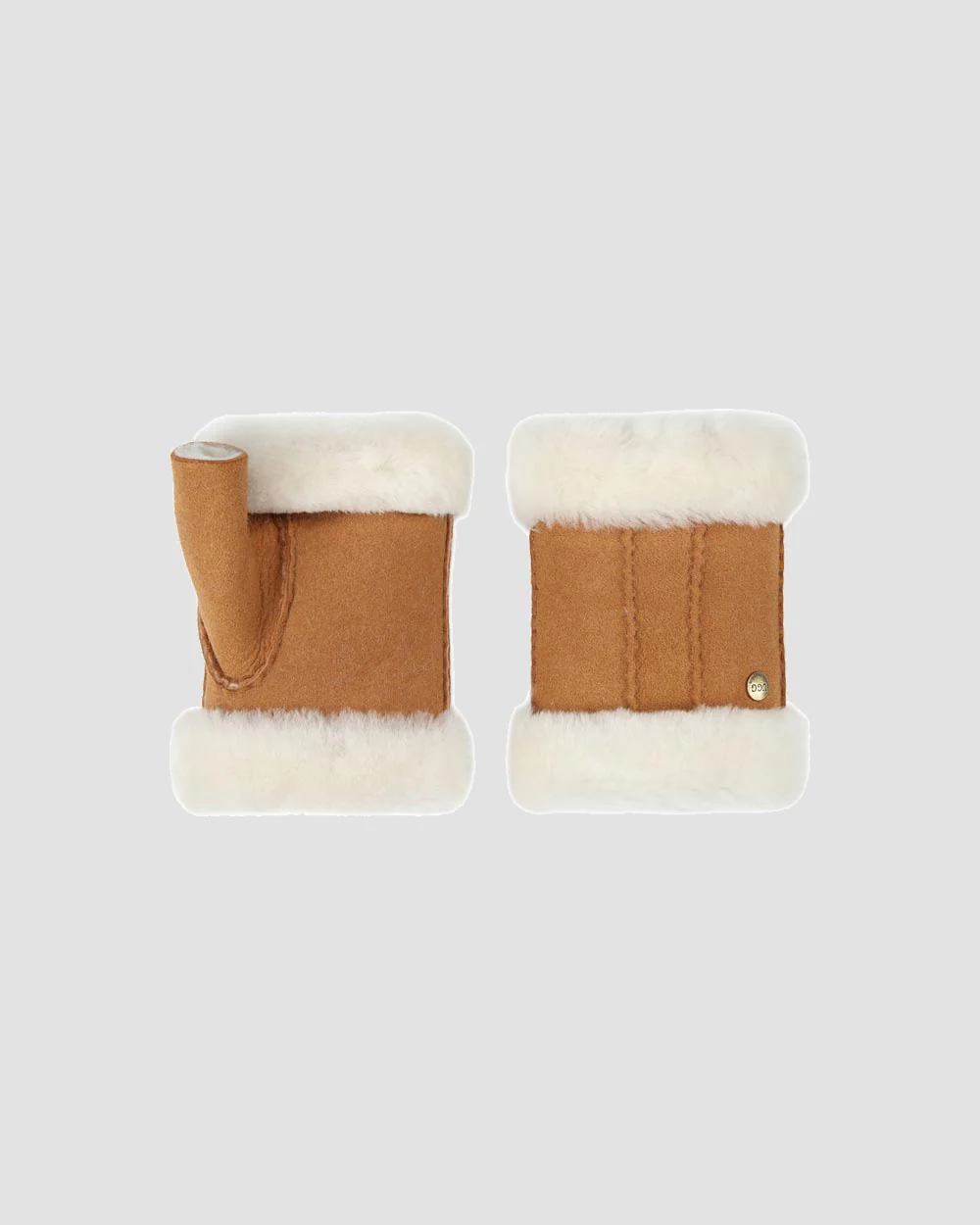 Fingerless Sheepskin Gloves - Image 3